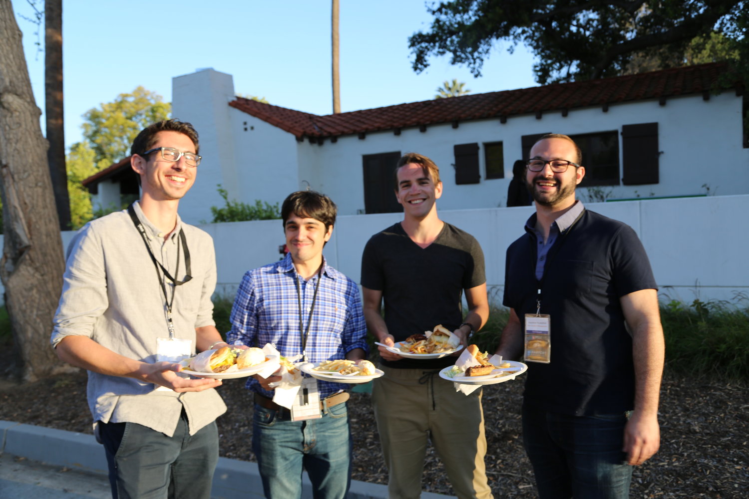 Participants at dinner